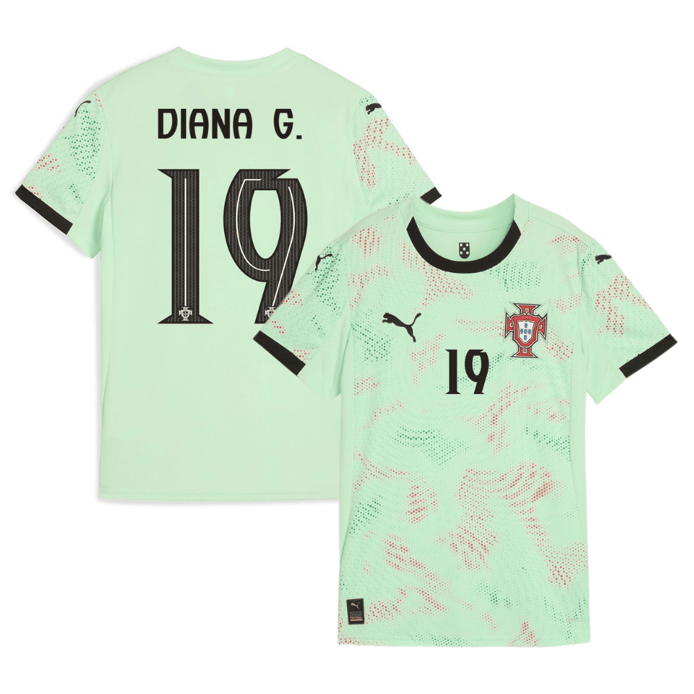 Diana Gomes 19 Portugal Women's National Team 2025/26 Away Men Jersey - Green