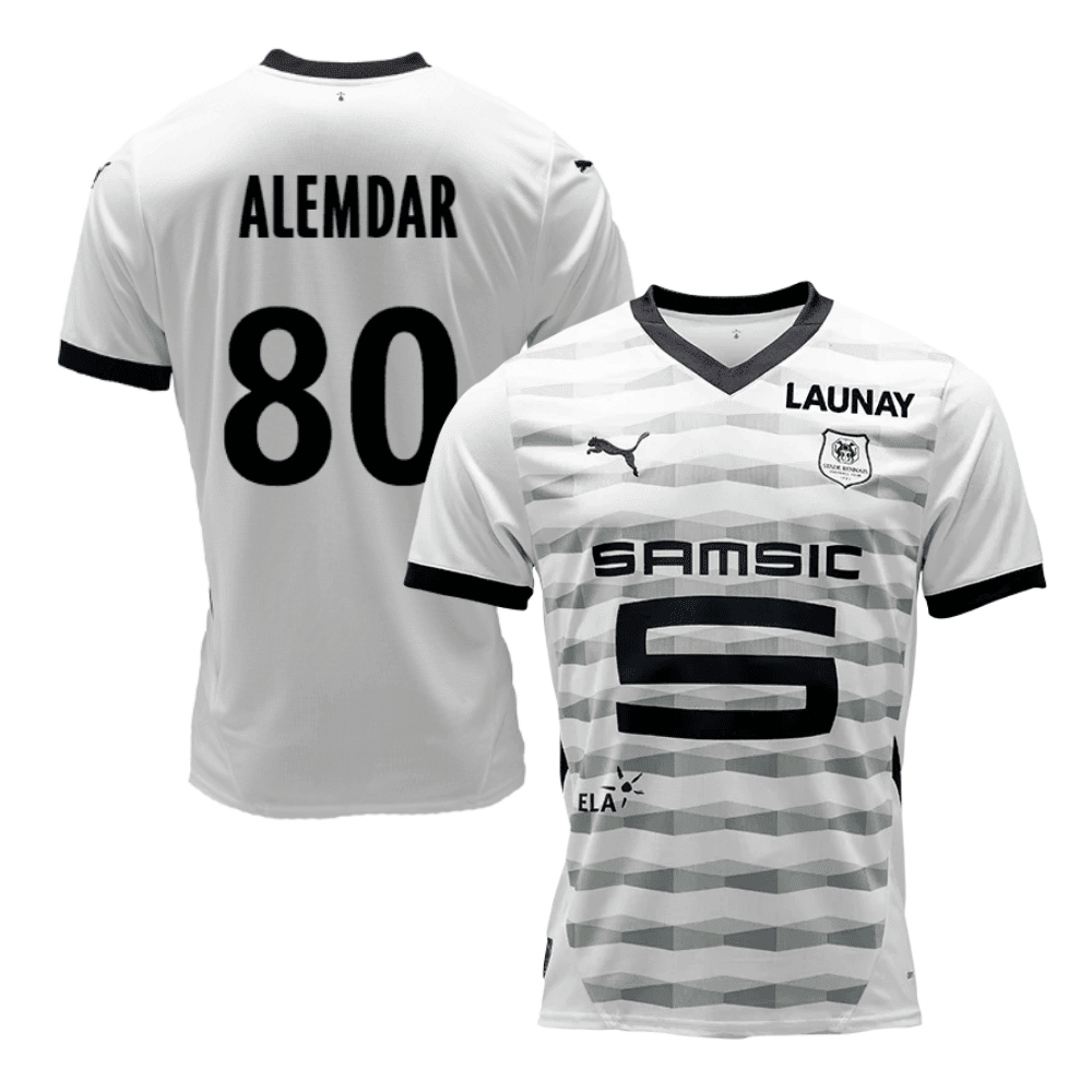 Doğan Alemdar 80 Stade Rennais F.C. 2024/25 Away Men Jersey - White