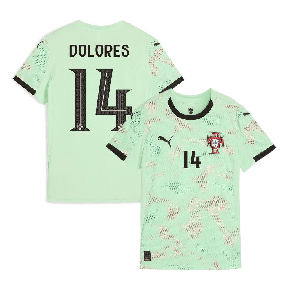 Dolores Silva 14 Portugal Women's National Team 2025/26 Away Men Jersey - Green