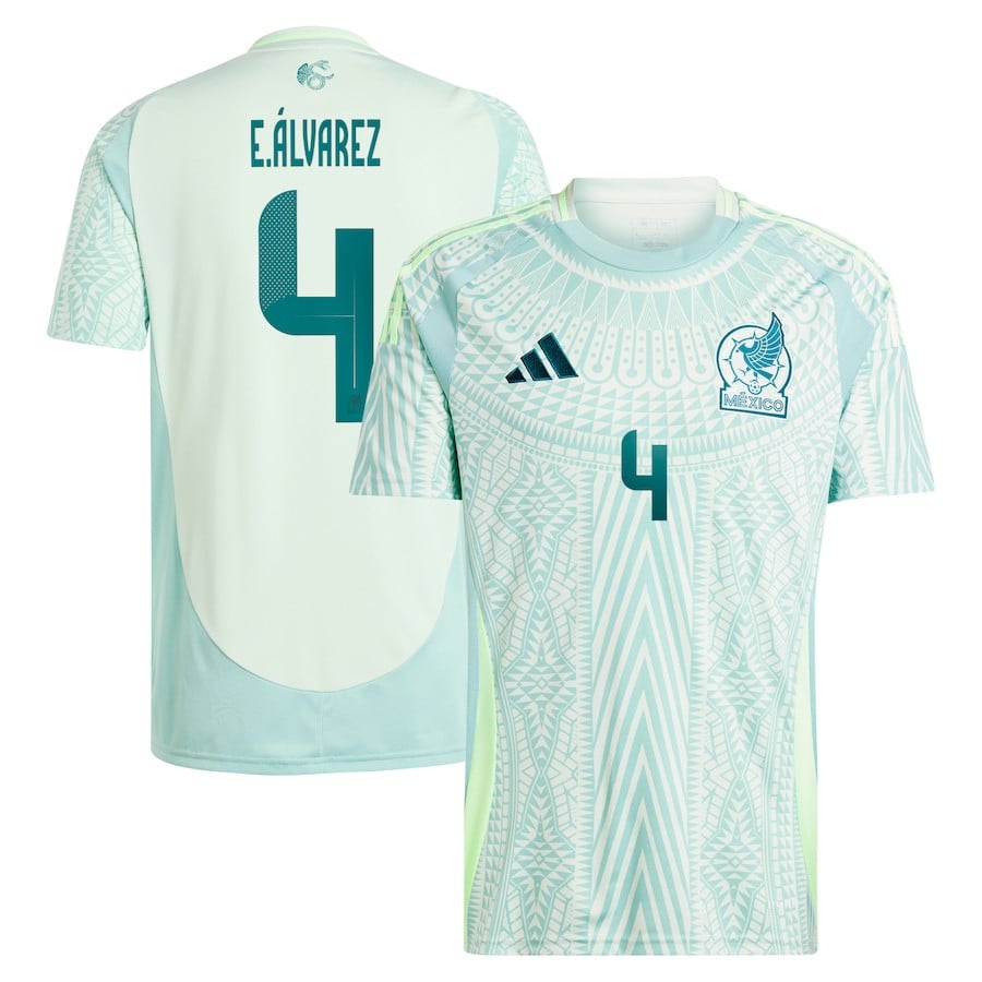 Edson Alvarez 4 Mexico National Team 2024 Away Men Jersey - Green