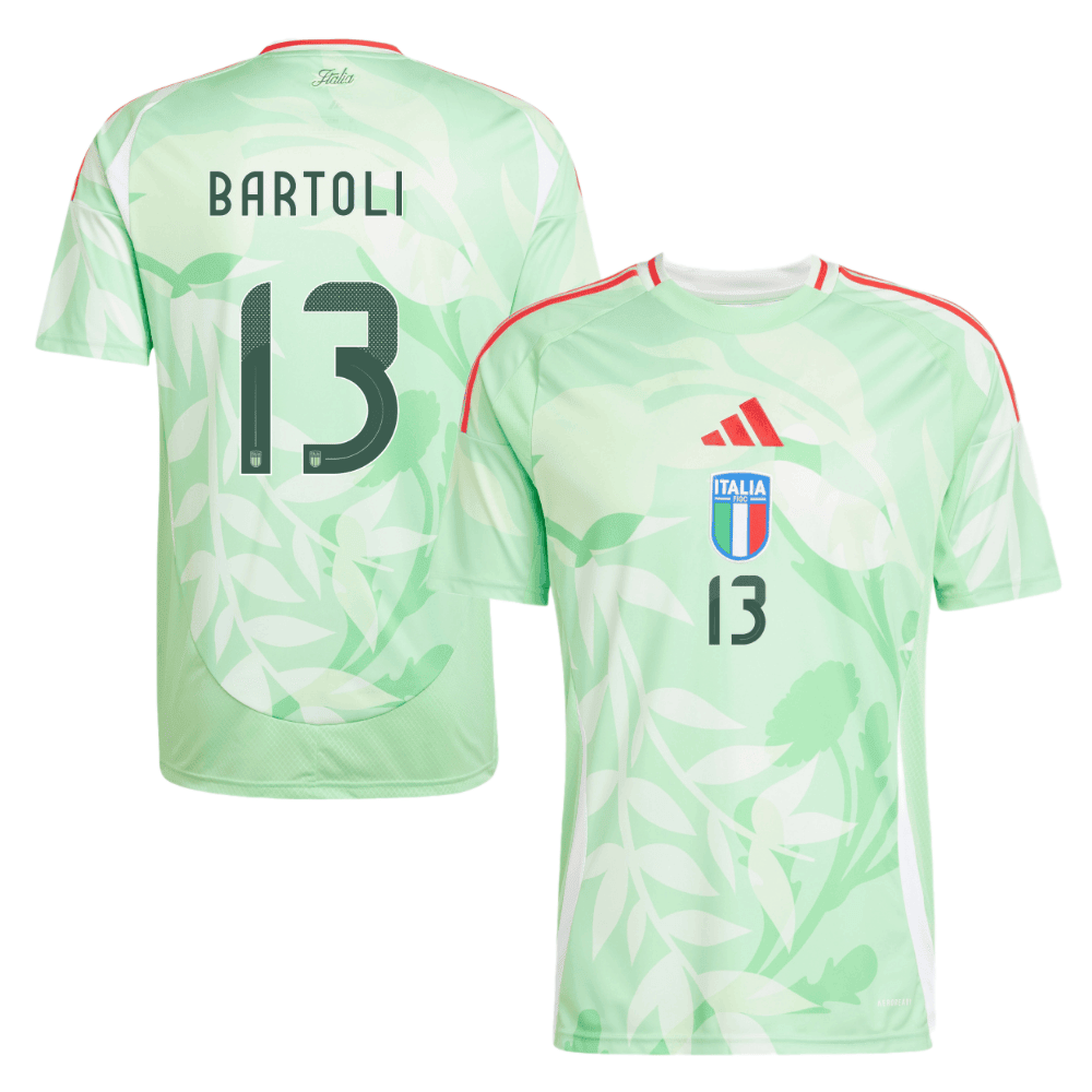 Elisa Bartoli 13 Italy Women's National Team 2025/26 Away Men Jersey - Green