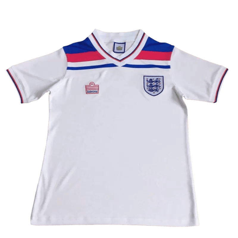 England 1980 Home Retro Men Jersey - White