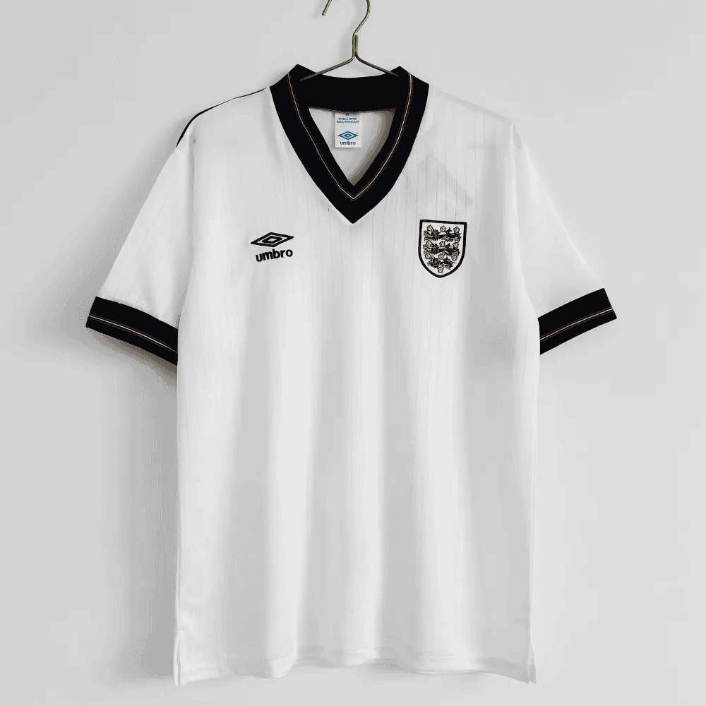 England 1984-1987 International Retro Jersey - Men White