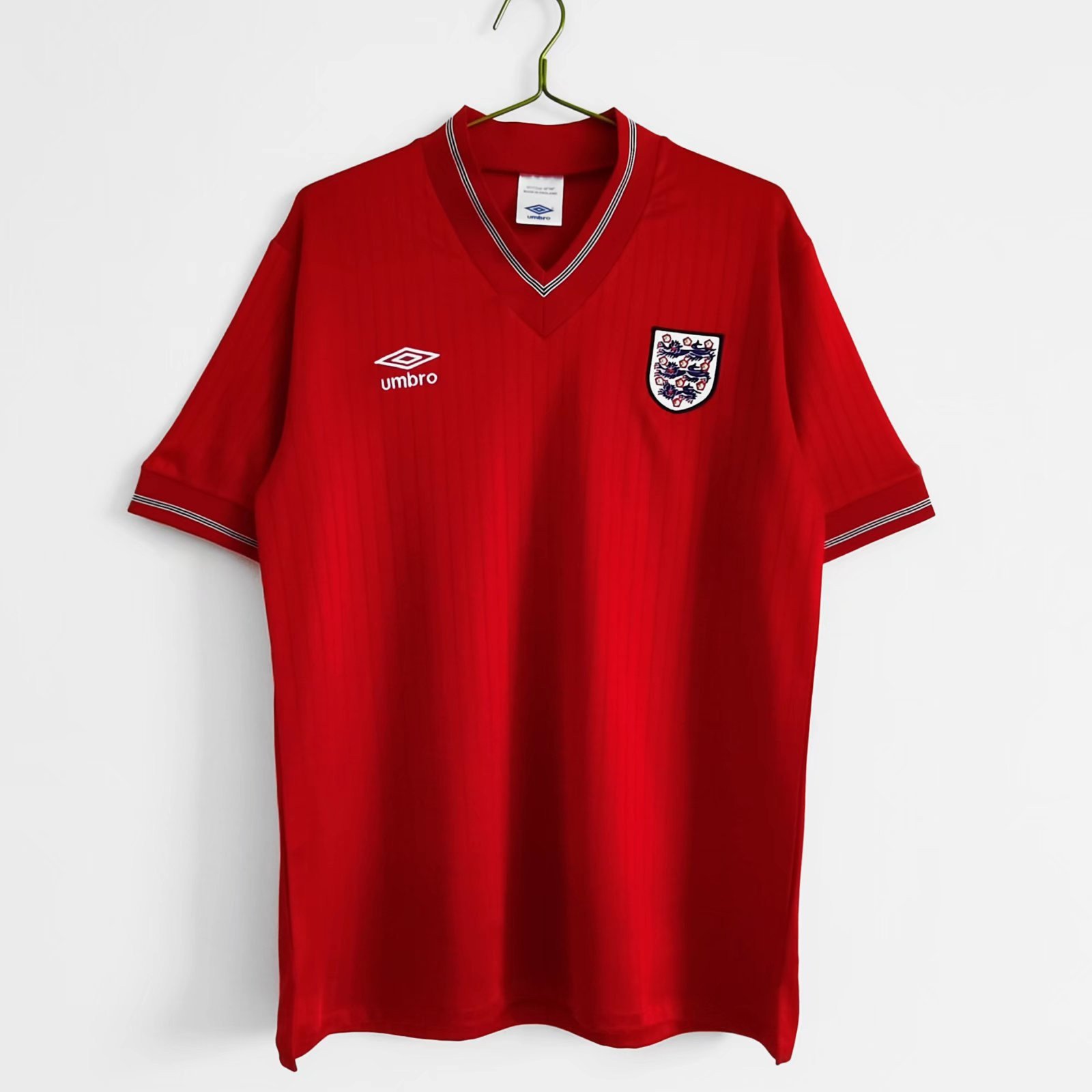 England 1984/87 Away Retro Men Jersey - Red
