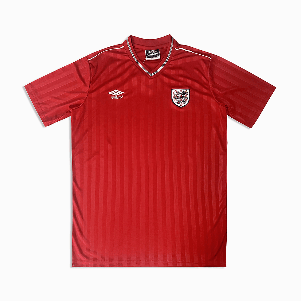 England 1986 Away Retro Men Jersey - Red