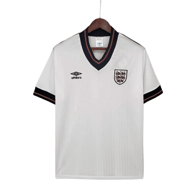England 1986 Home Retro Men Jersey - White