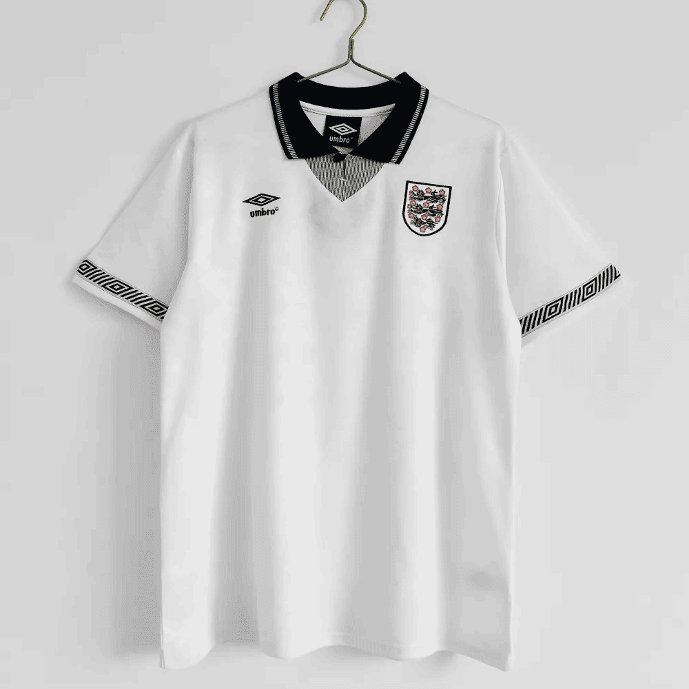 England 1990 Home Retro Jersey - Men White