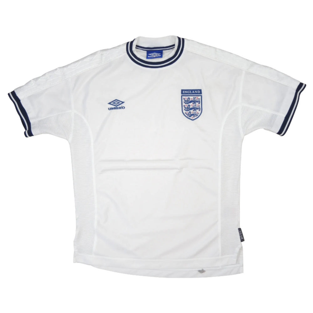 England 1999/2001 Home Retro Men Jersey - White