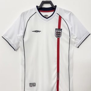 England 2002 Home Retro Jersey - Men, White