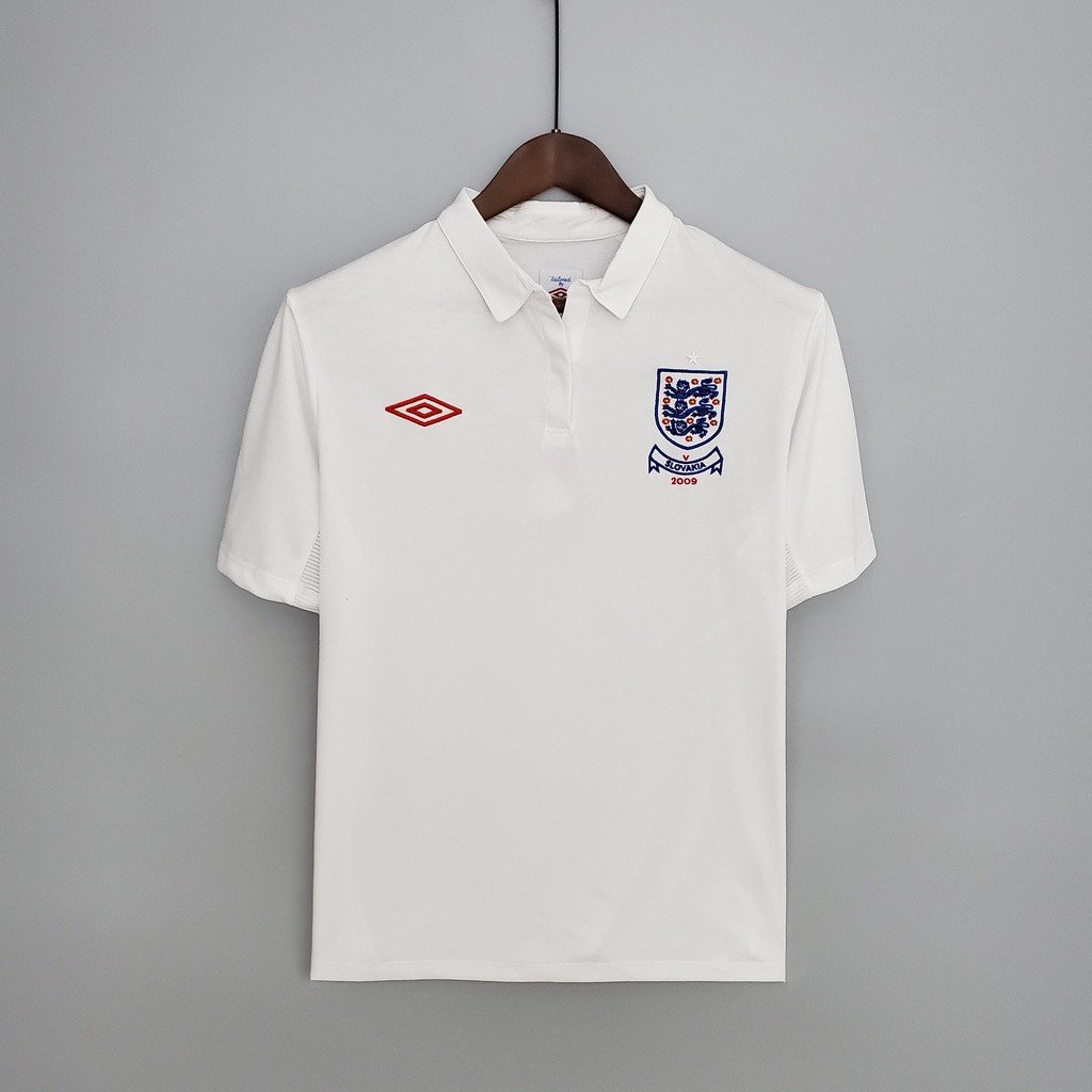 England 2010 Home Retro Men Jersey - White