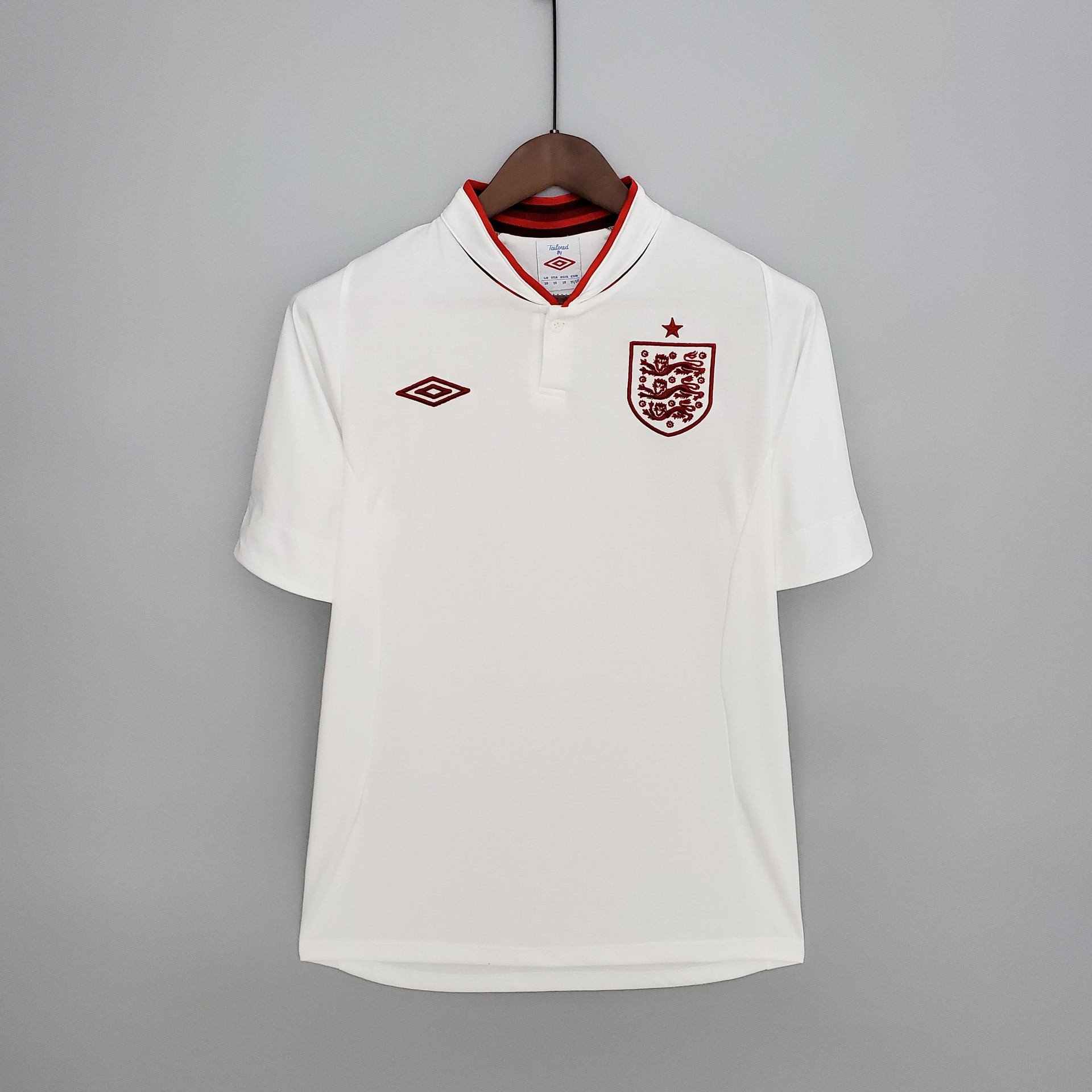 England 2012 Home Retro Men Jersey - White