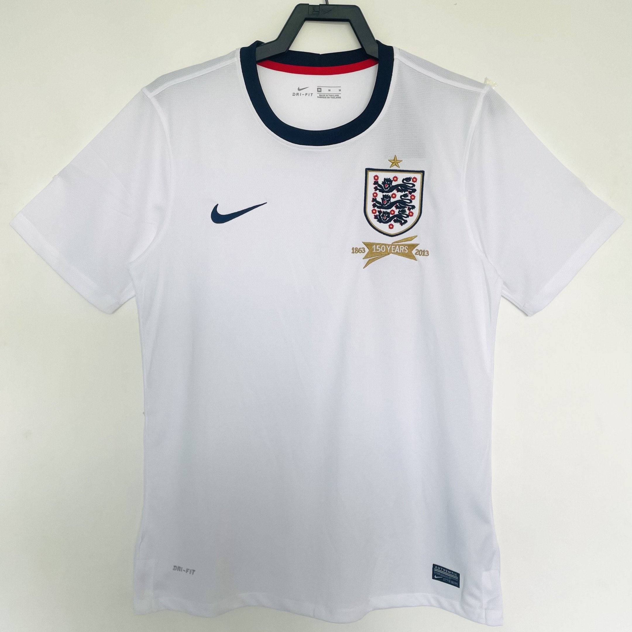 England 2013 Home Retro Men Jersey - White
