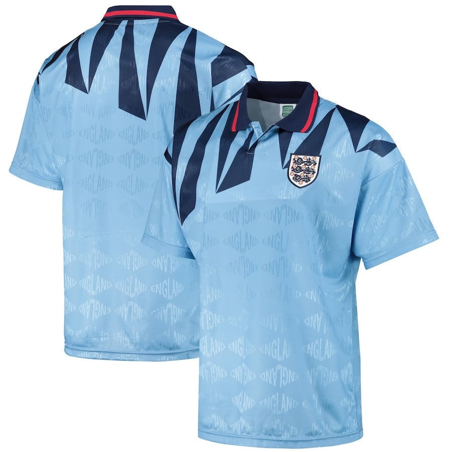 England FA 1990 'INTER' Third Jersey - Men, Light Blue