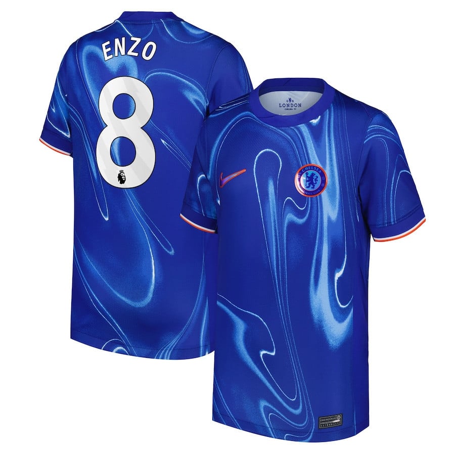 Enzo Fernández 8 Chelsea 2024/25 Home YOUTH Jersey - Blue