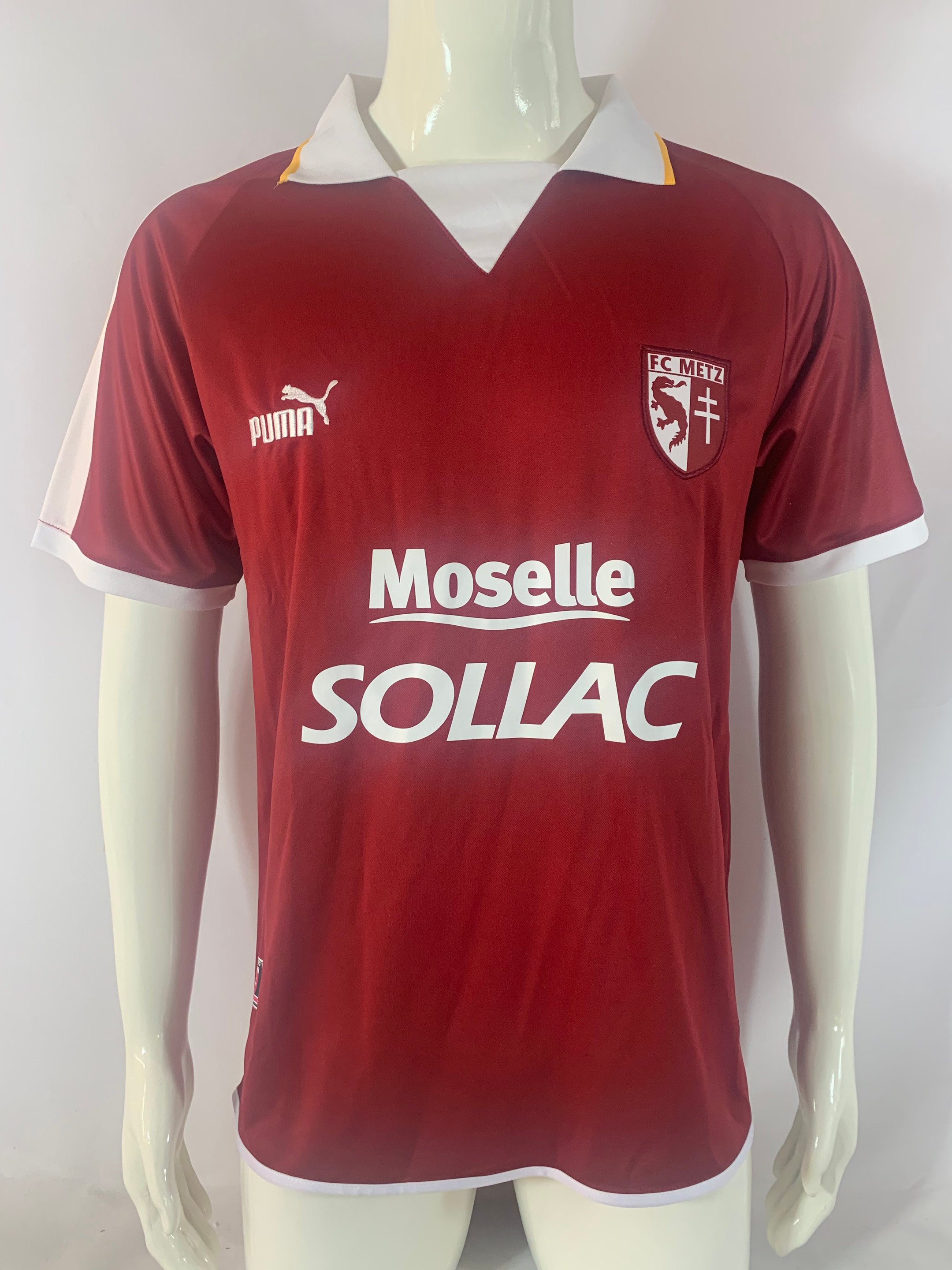 FC Metz 2003/04 Home Retro Men Jersey – Red