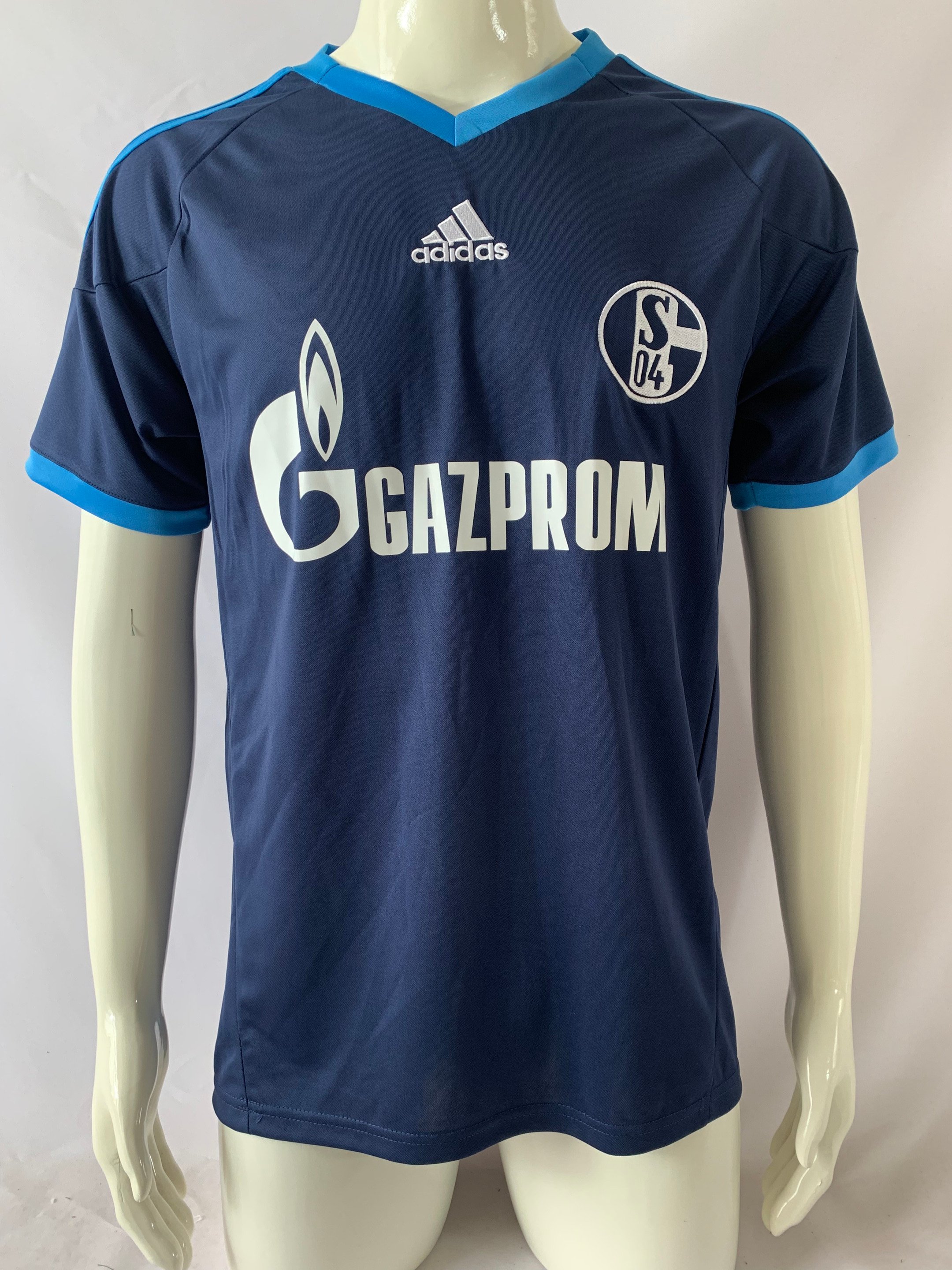 FC Schalke 04 2010/11 Away Retro Men Jersey – Navy