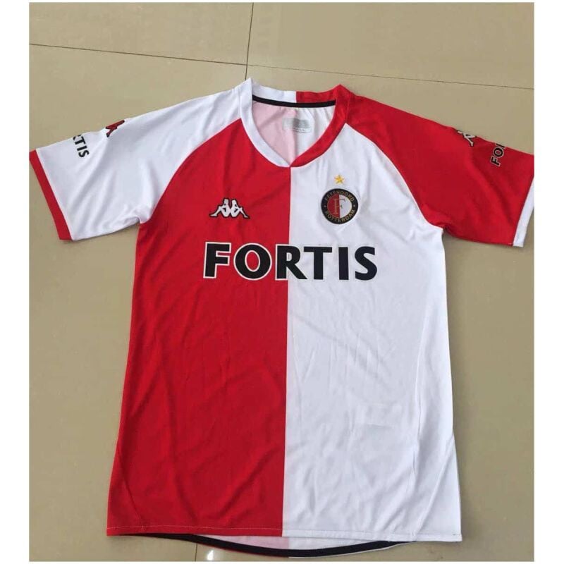 Feyenoord 2008 Home Retro Men Jersey - White/Red