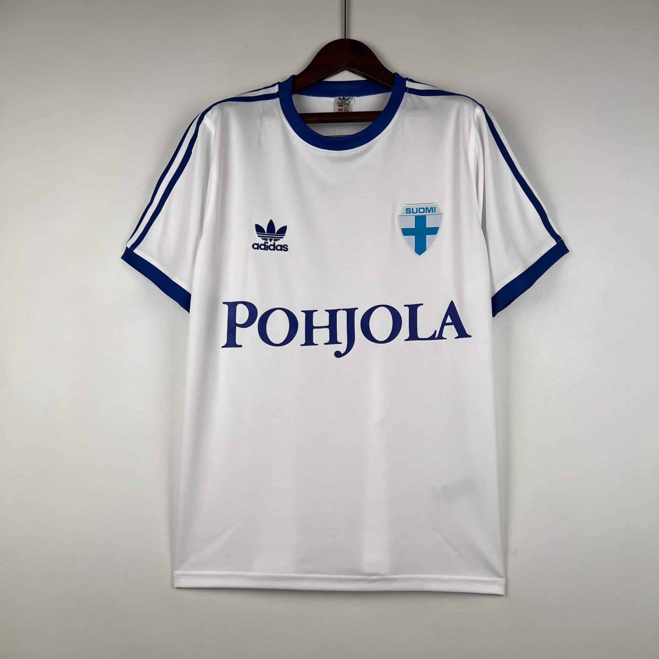 Finland 1982 Home Retro Men Jersey - White
