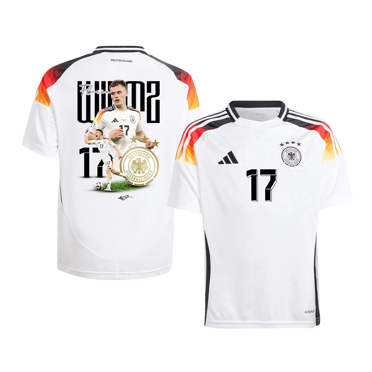 Florian Wirtz 17 The Best Attacking Player Germany 2024/25 YOUTH Jersey