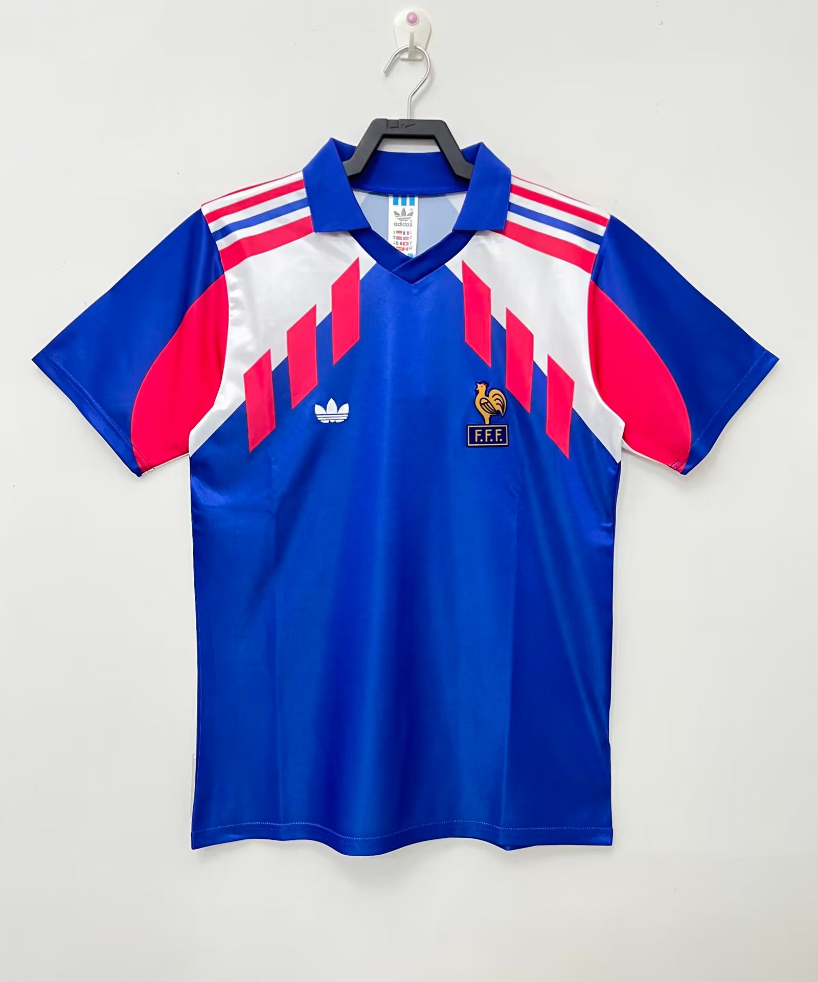 France 1990 World Cup Home Retro Jersey – Men Blue
