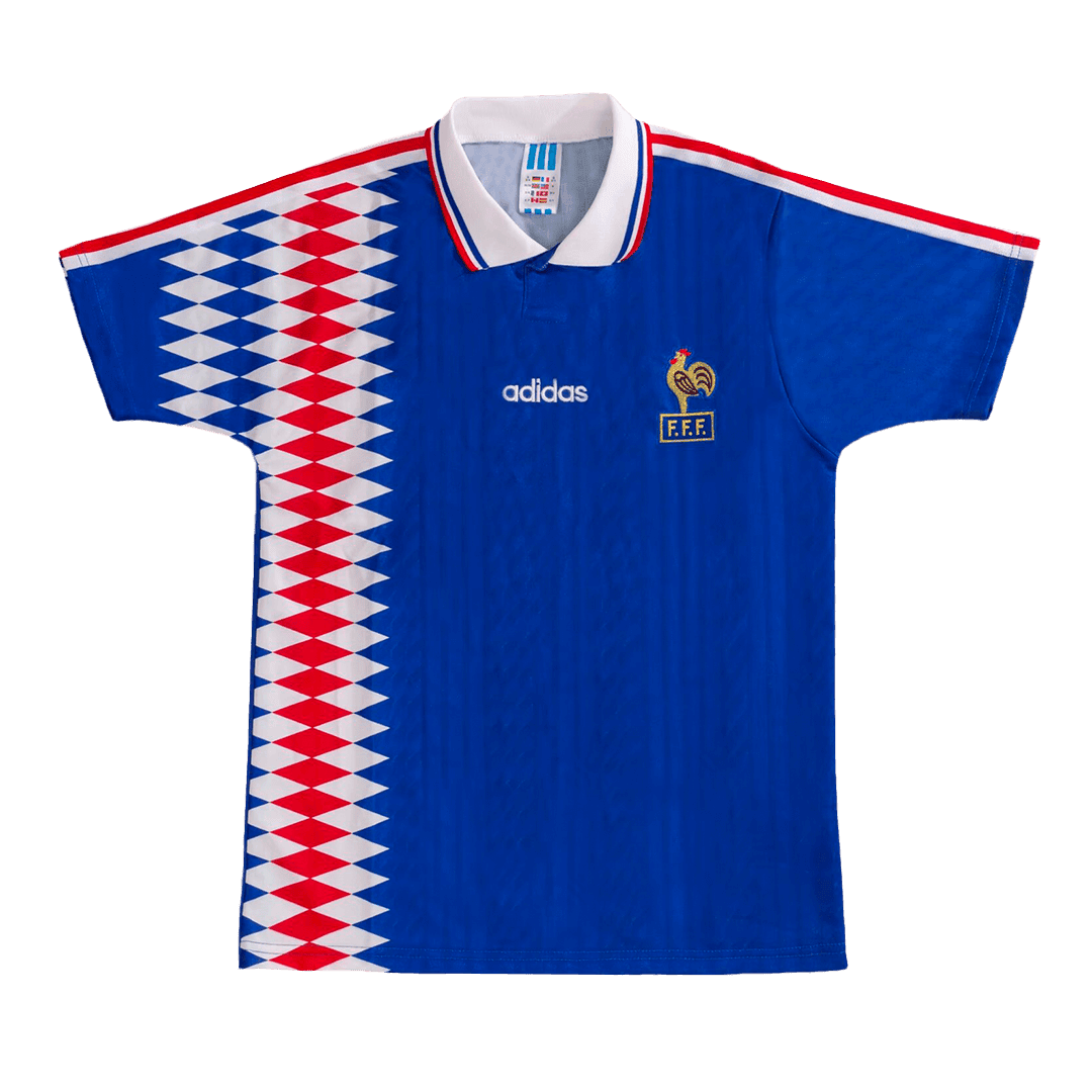 France 1994 Home Retro Men Jersey - Blue