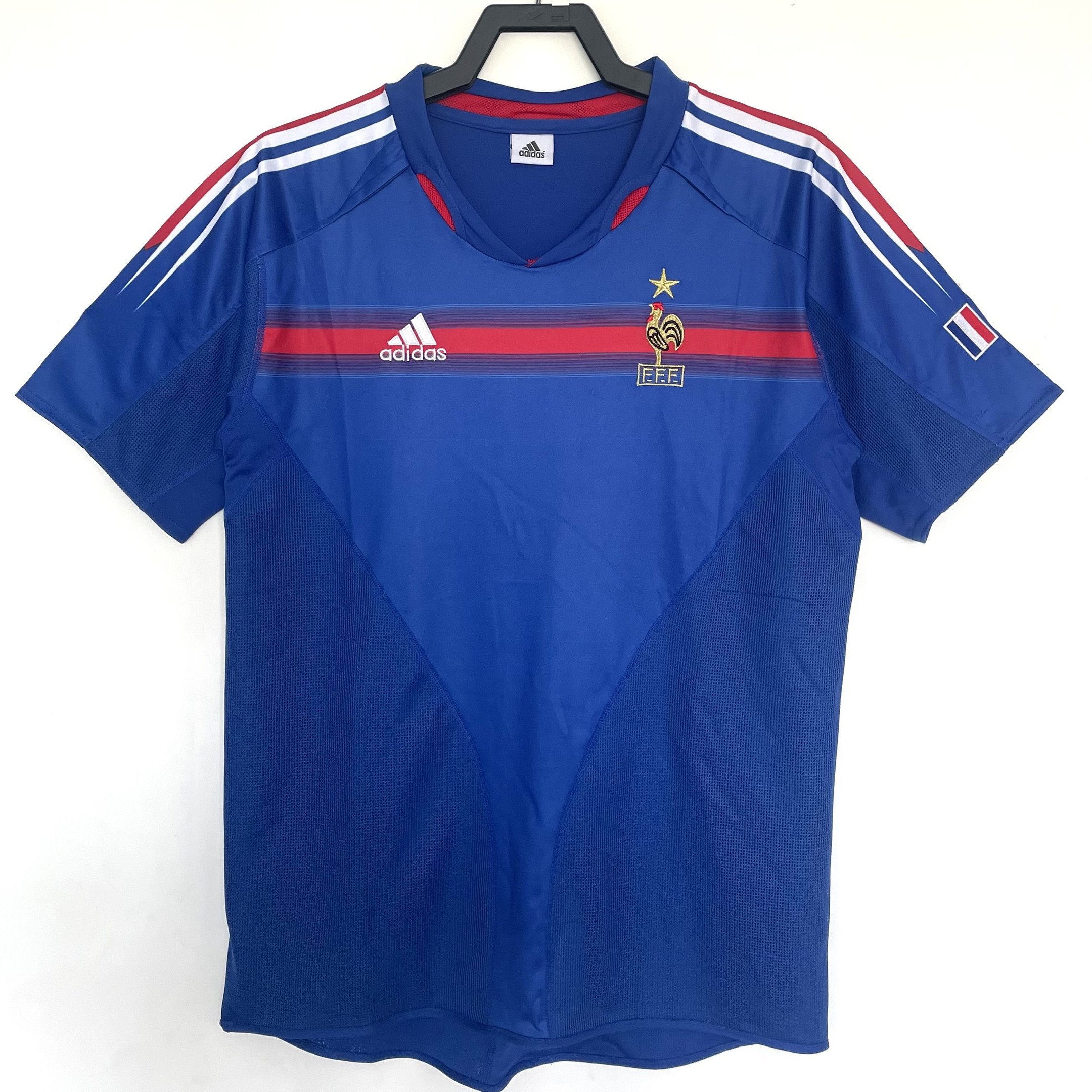 France 2004 Home Retro Men Jersey - Blue