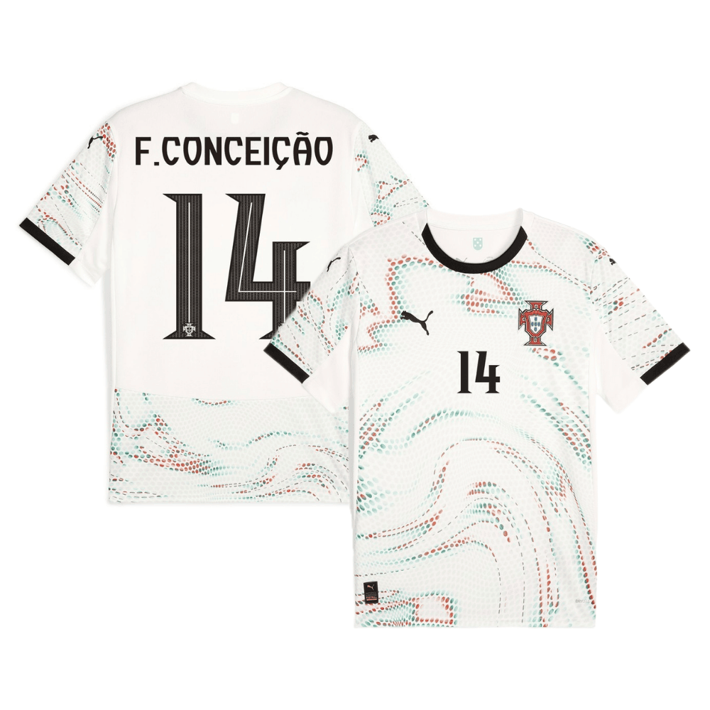 Francisco Conceição 14 Portugal National Team 2025/26 Away Men Jersey - White