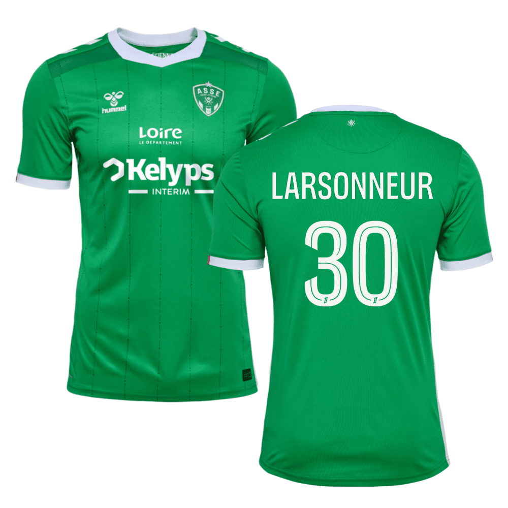 Gautier Larsonneur 30 AS Saint-Étienne 2024/25 Home Men Jersey - Green