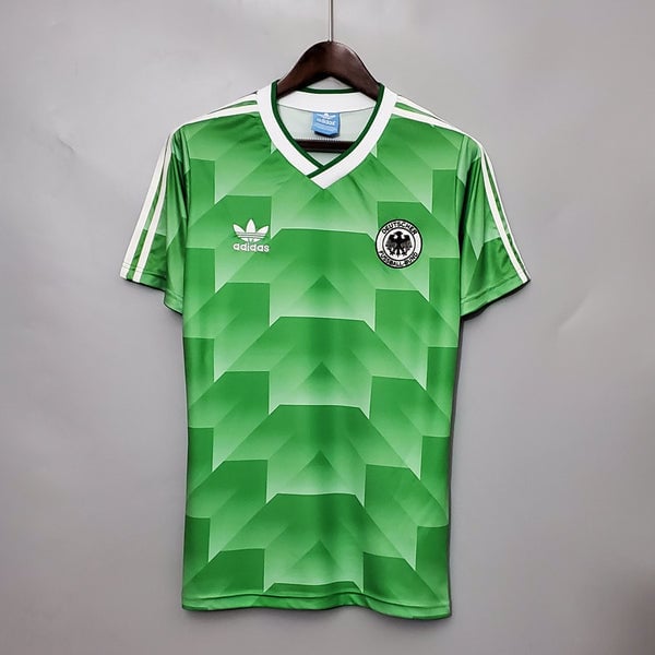 Germany 1988 Away Retro Jersey - Men Green