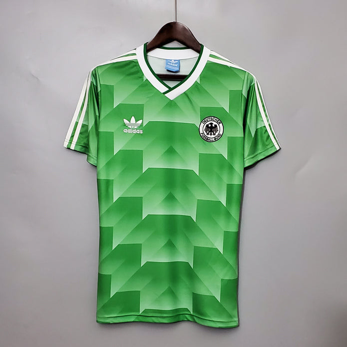 Germany 1988 Away Retro Men Jersey - Green