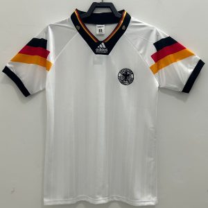 Germany 1992 Home Retro Jersey - Men, White