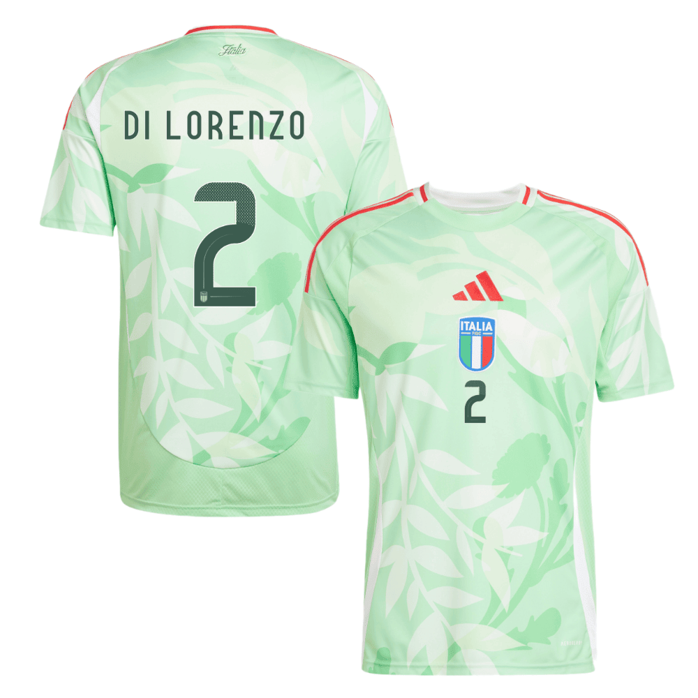 Giovanni Di Lorenzo 2 Italy National Team 2025/26 Away Men Jersey - Green