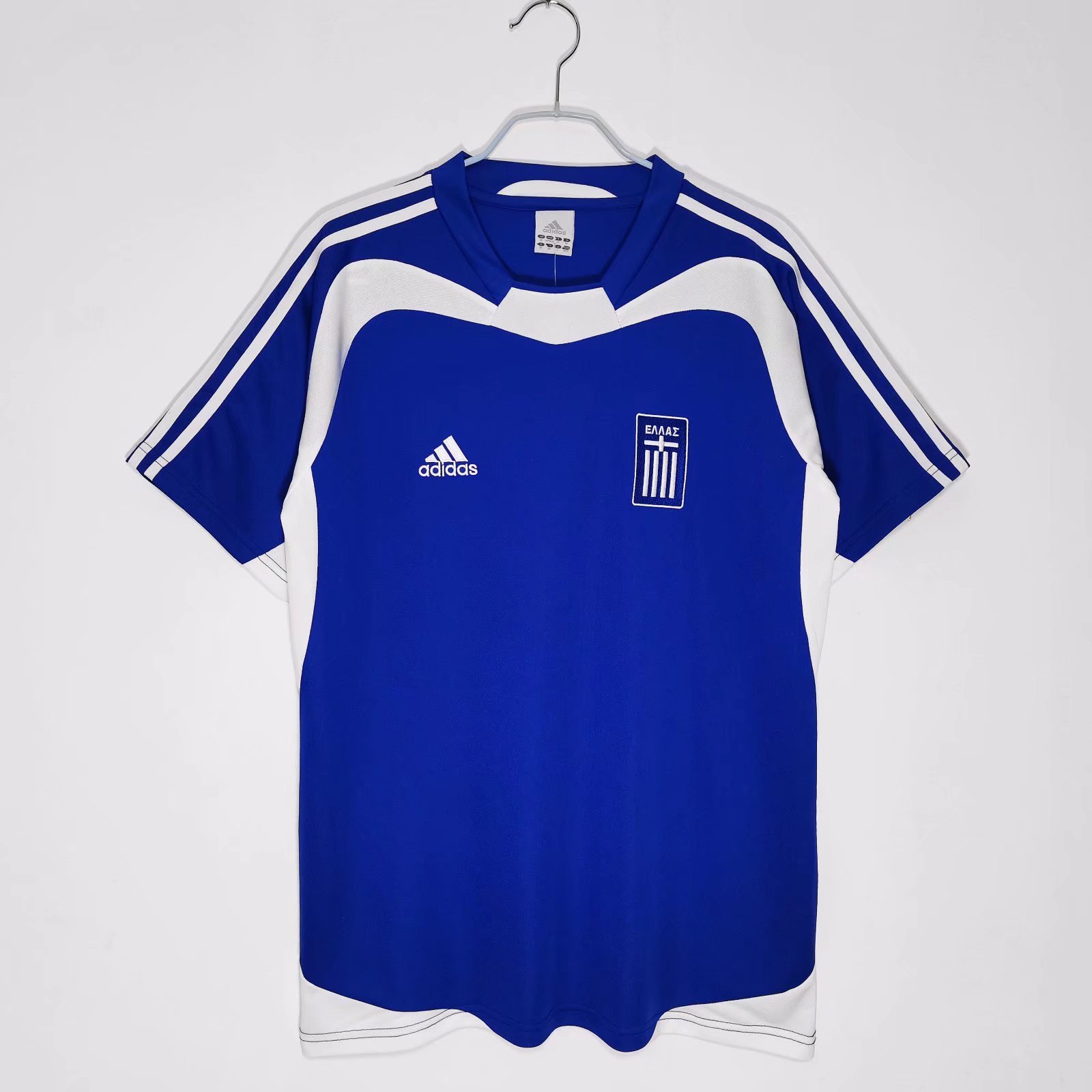 Greece 2004 Home Retro Men Jersey - Blue