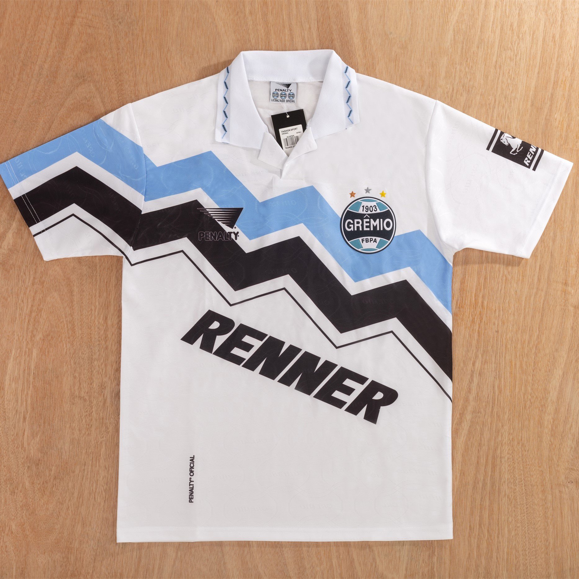 Grêmio FBPA 1995/96 Away Retro Men Jersey - White