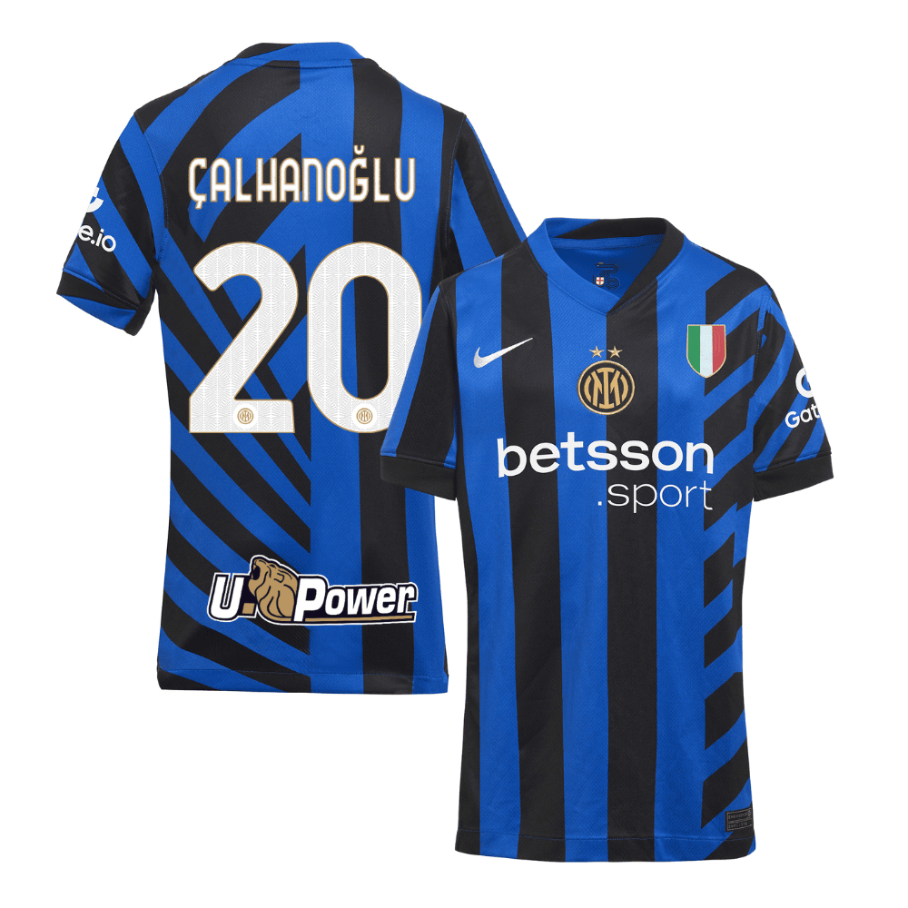 Hakan Çalhanoğlu 20 Inter Milan 2024/25 Home YOUTH Jersey - Blue