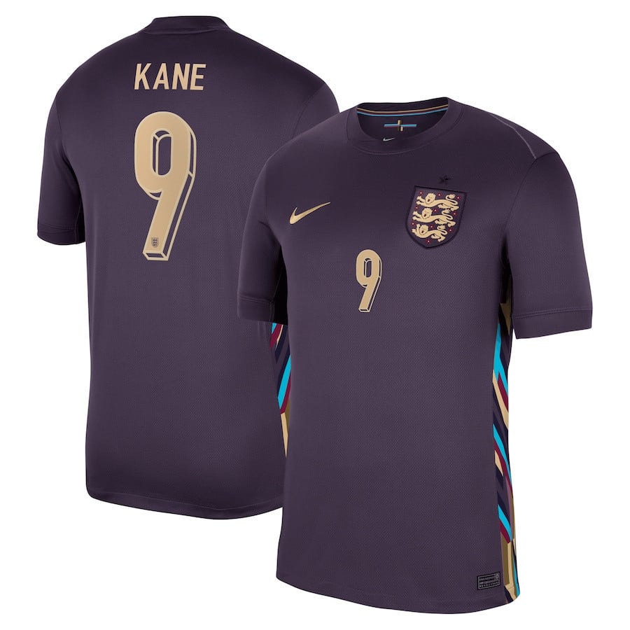 Harry Kane 9 England 2024/25 Away Stadium Football Jersey - Men