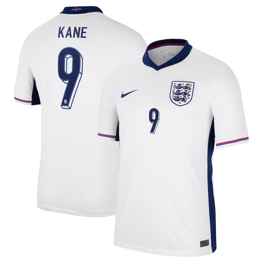 Harry Kane 9 England 2024/25 Home Stadium Football Jersey - Men White