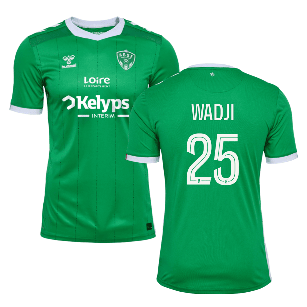 Ibrahima Wadji 25 AS Saint-Étienne 2024/25 Home Men Jersey - Green