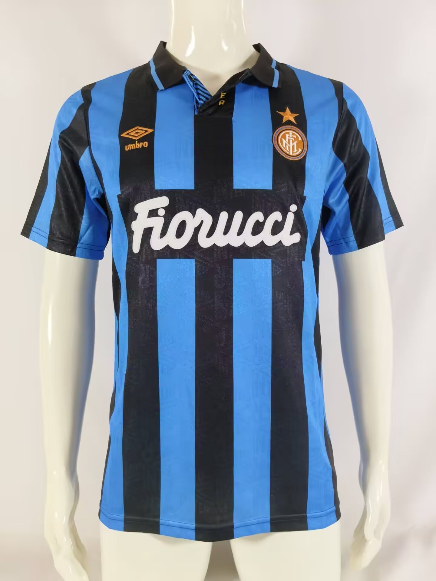 Inter Milan 1993/94 Home Retro Men Jersey – Blue/Black
