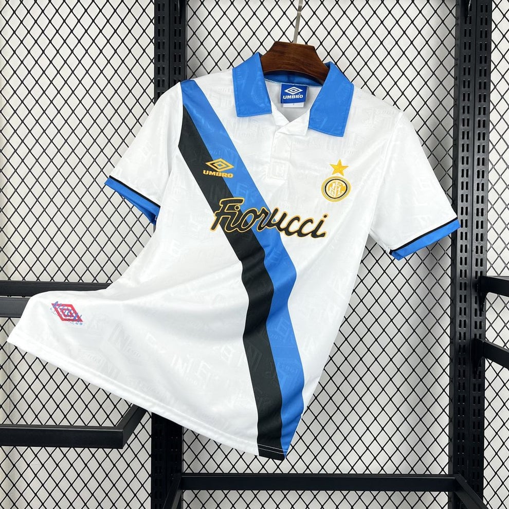 Inter Milan 1994/95 Away Retro Men Jersey - White