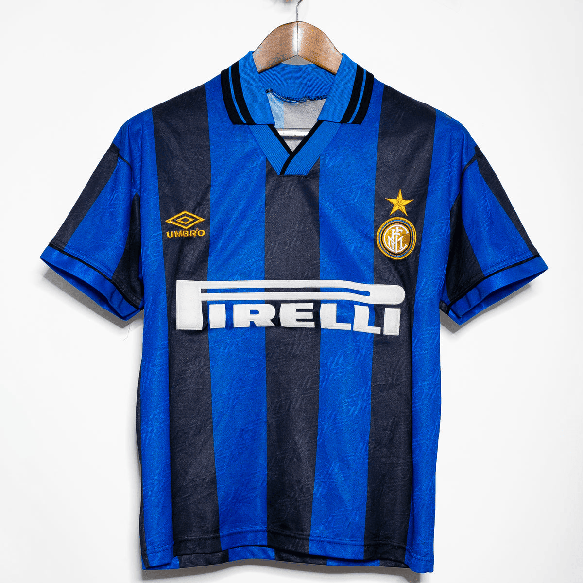 Inter Milan 1995/97 Home Retro Men Jersey - Blue