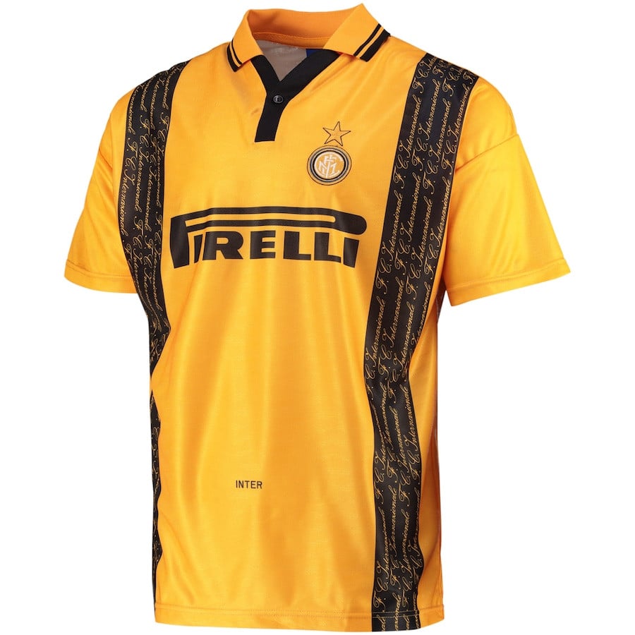Inter Milan 1996 Third Jersey - Men, Yellow