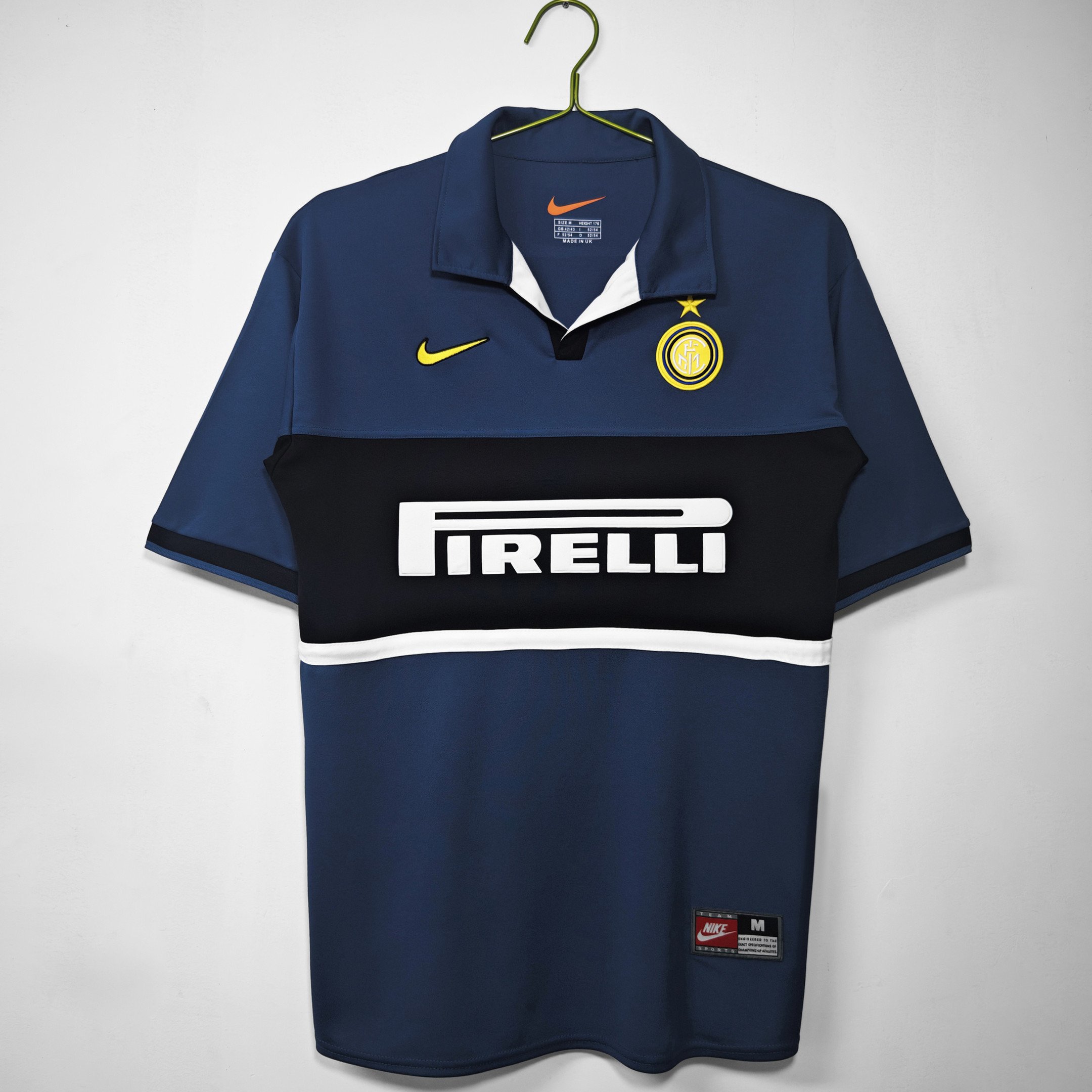 Inter Milan 1998/99 Third Retro Men Jersey - Blue