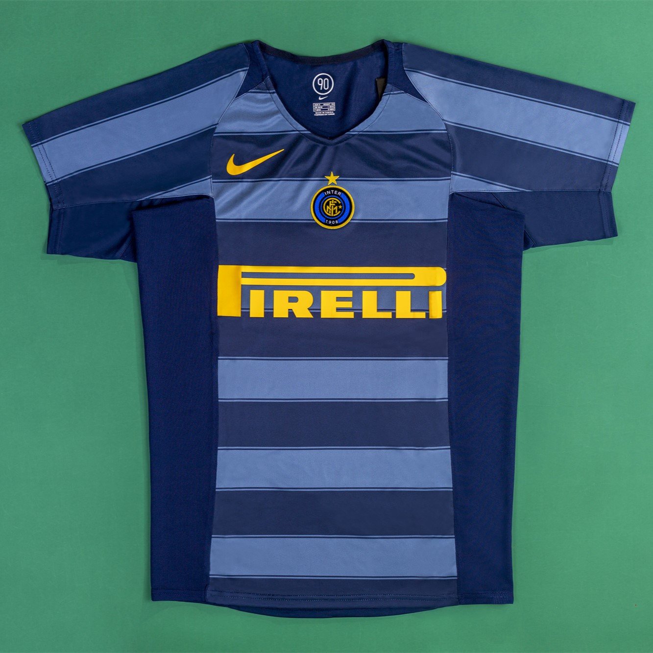 Inter Milan 2004/05 Away Retro Men Jersey - Blue