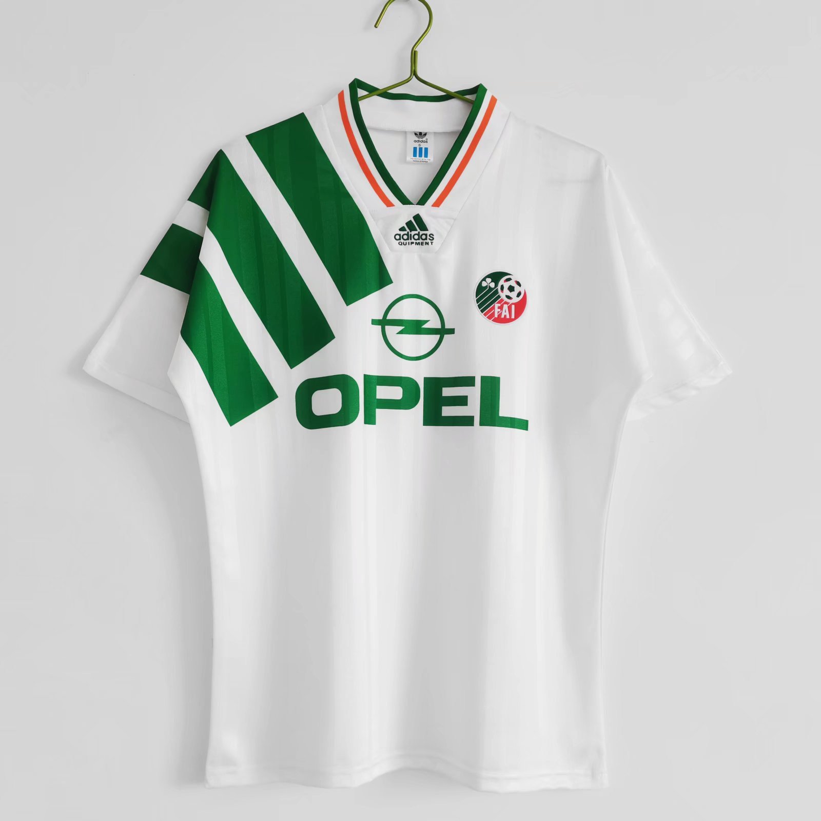 Ireland 1992 Away Retro Men Jersey - White