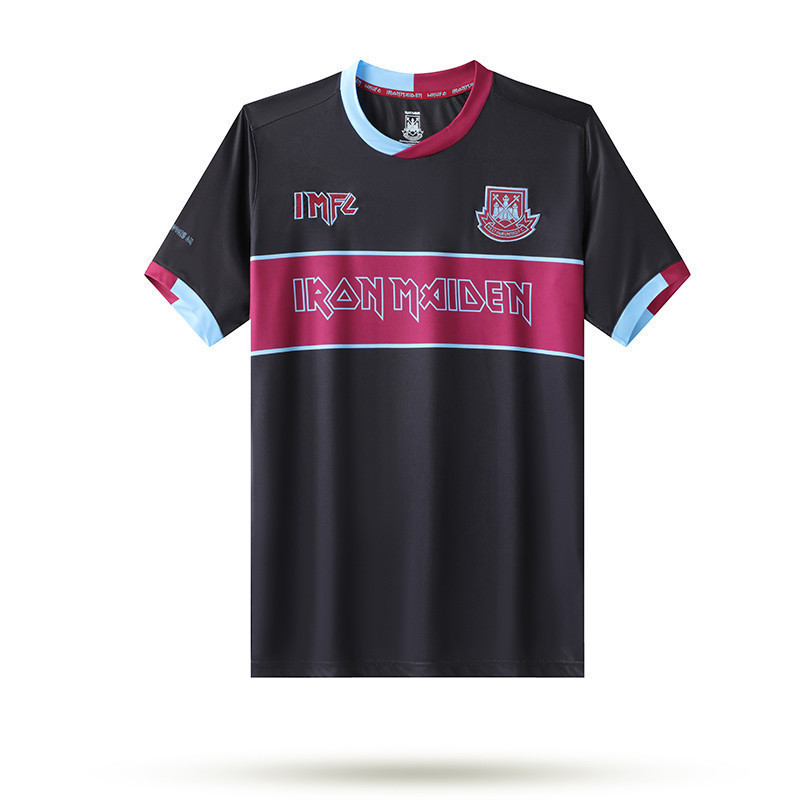 Iron Maiden x West Ham Men Retro Jersey - Black