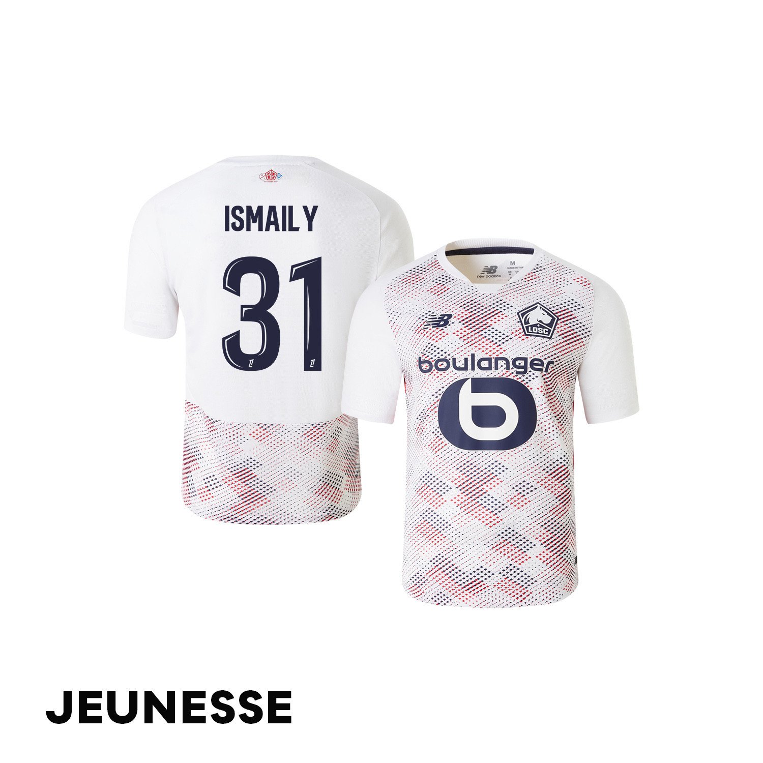 Ismaily 31 LOSC Lille 2024/25 Away YOUTH Jersey - White