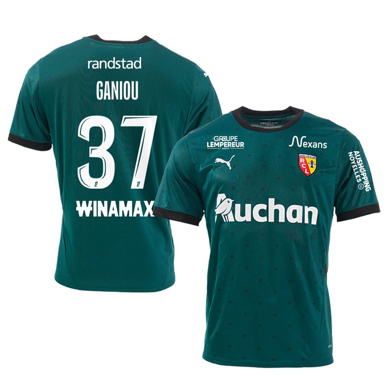 Ismaëlo Ganiou 37 RC Lens 2024/25 Away Men Jersey - Green