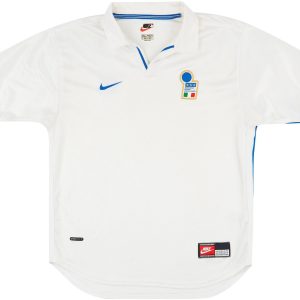 Italy 1997/98 Home Retro Men Jersey - White