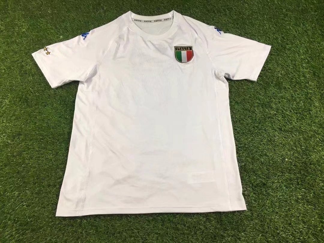 Italy 2000 Away Retro Men Jersey – White